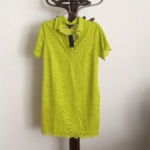 Chanteuse Banana Republic lace polo shirt dress